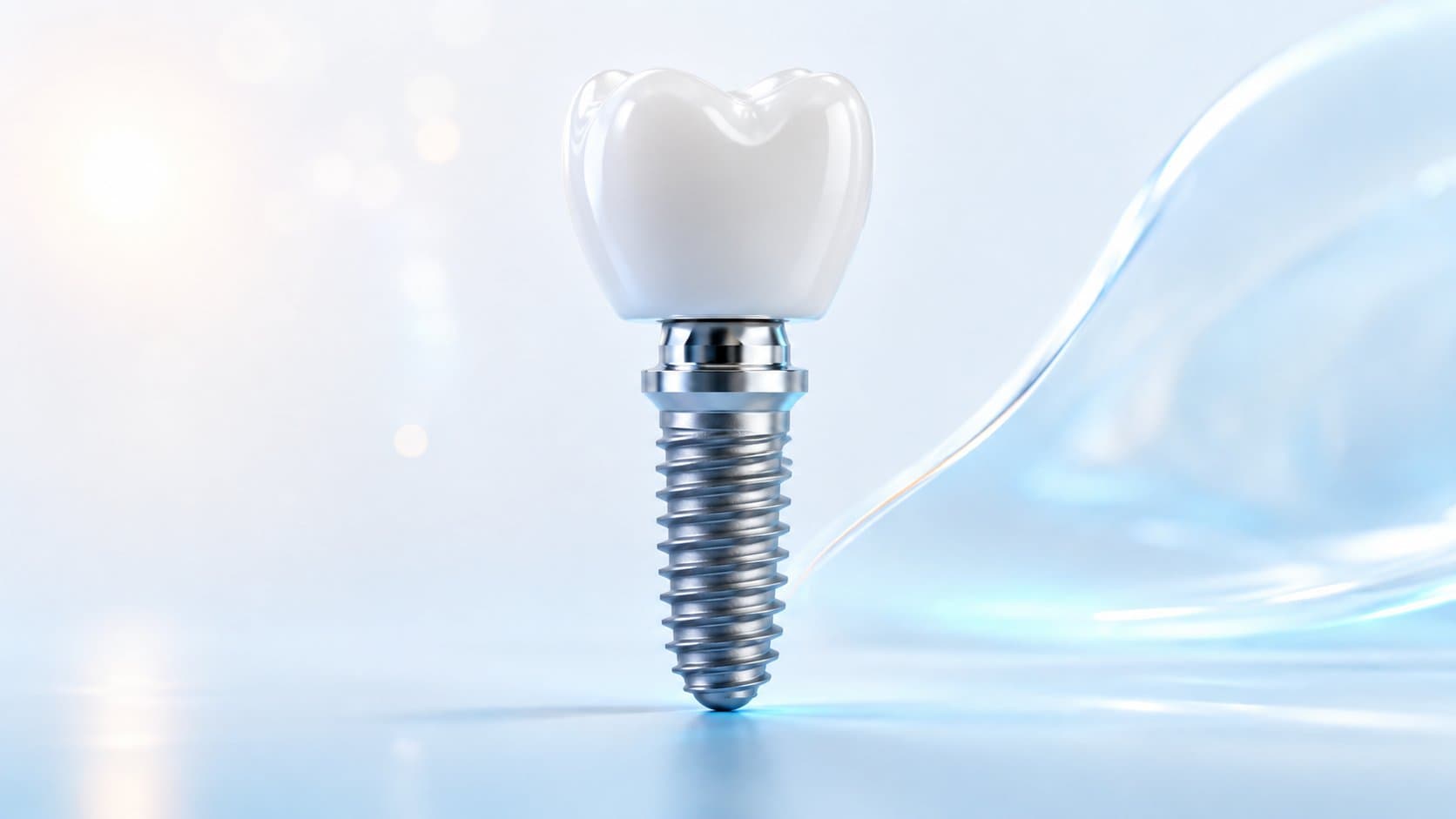 Illustrative dental implant used for a treatment-abroad planning checklist